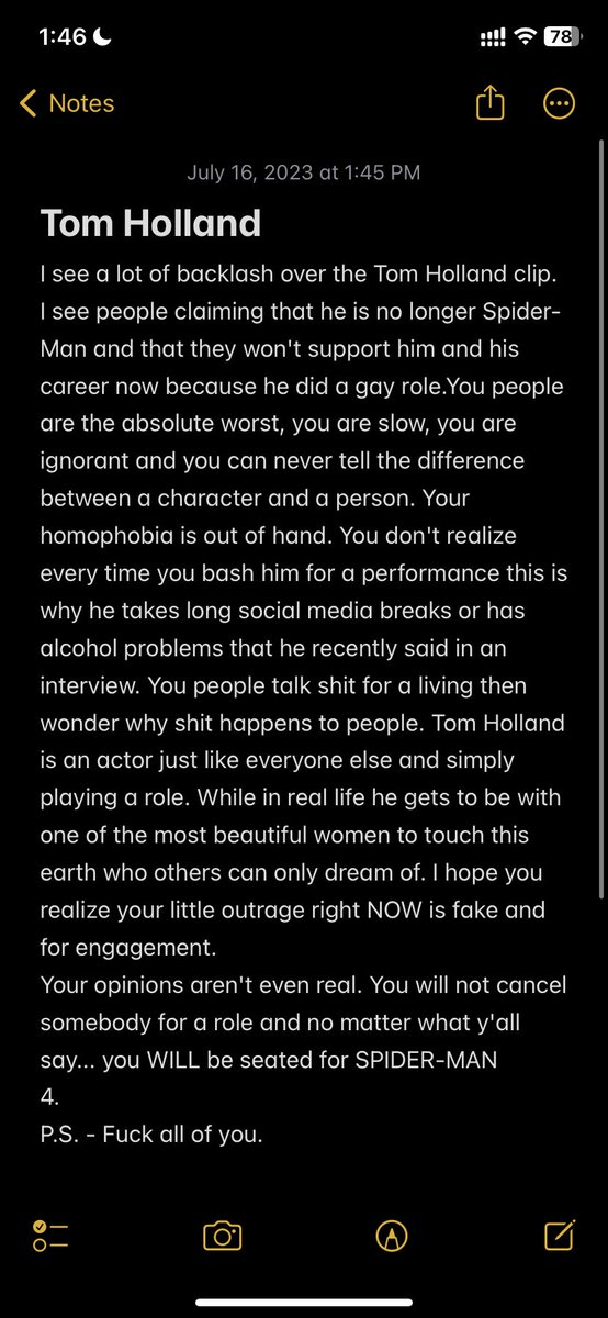 ariyvnine's tweet photo. This will be my only time mentioning this about Tom Holland. https://t.co/9ZRUeZ9WqU