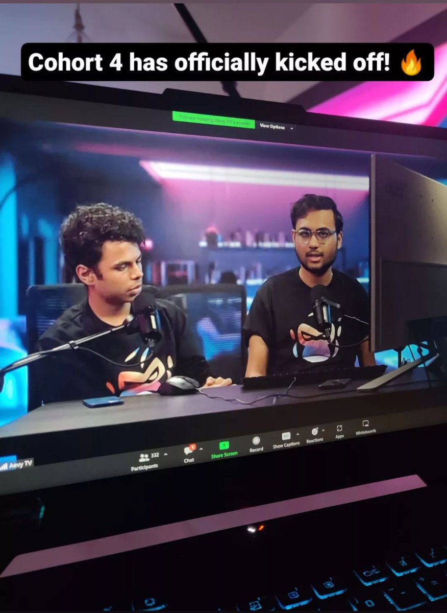 kunal_jadhhav's tweet photo. It's officially started.. The  @AevyTv Cohort-4!!! The hype is real🔥 On DAY-1 itself I'm feeling the Aevy vibe Thanks to great Mentors @Papaocus @techinmartin and all my fellow teammates. Let's go guys, With obsession &amp; passion.. Let's achieve it together♥️ https://t.co/65Kzhj1Wao