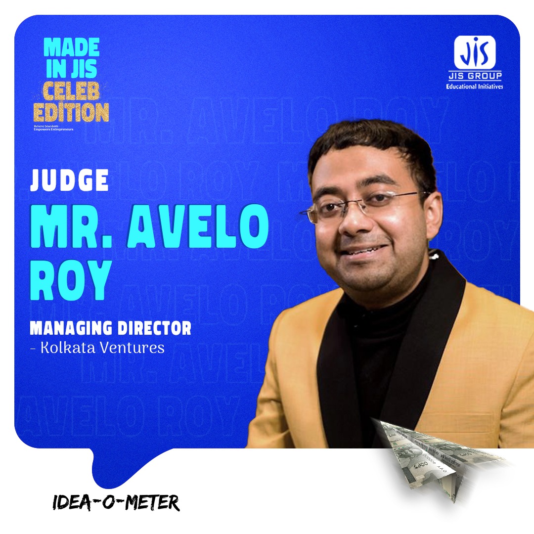 #JISGroup presents IDEA-O-METER to empower budding entrepreneurs & help bring their innovative ideas to life. Mr. Avelo Roy, MD, Kolkata Ventures, one of the esteemed judges will bring invaluable insights to the competition. JIS Group nurtures next generation business leaders.