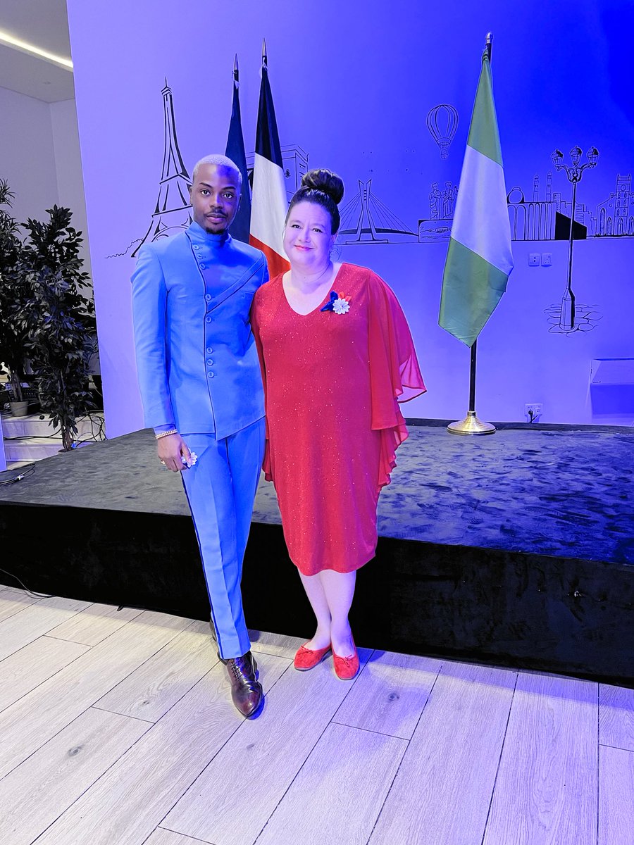 Enioluwa's tweet photo. Bonne Fête Nationale!
with the French Ambassador to Nigeria
@eblatmann 🇫🇷❤️ https://t.co/MBvgBcXS78