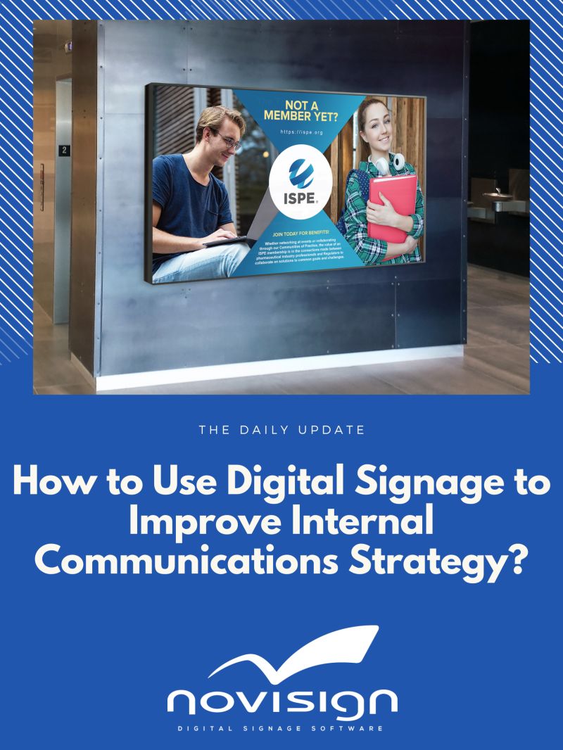 Employee communication might be tricky. What to do when staff is too busy to check emails? Improve your internal communications using this guide: novisign.com/blog/solutions…

#employeeappreciation #employeeengagement #corporatecommunications #internalcommunications #digitalsignage