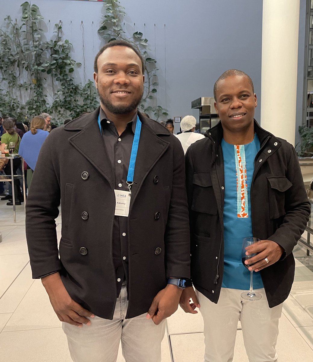 DrAAdamu's tweet image. At #IHEA2023Congress, I had the pleasure of meeting @EdwineBarasa and @john_ataguba who are globally acclaimed thought leaders in health economics that are making a difference in Africa by expanding scholarship and shaping policies for better equity in health financing.