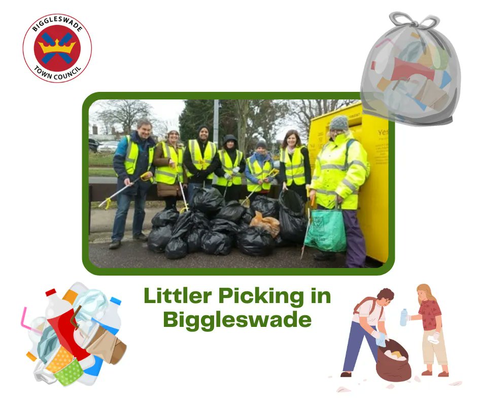 🚮Let's keep our town clean, one piece of litter at a time! 

🌳🌷 Join Biggleswade's litter picking initiative and help keep our community beautiful. 

🌟BTC will provide all the equipment you need🙌

For more information, click the link below:
buff.ly/3r6QQYE