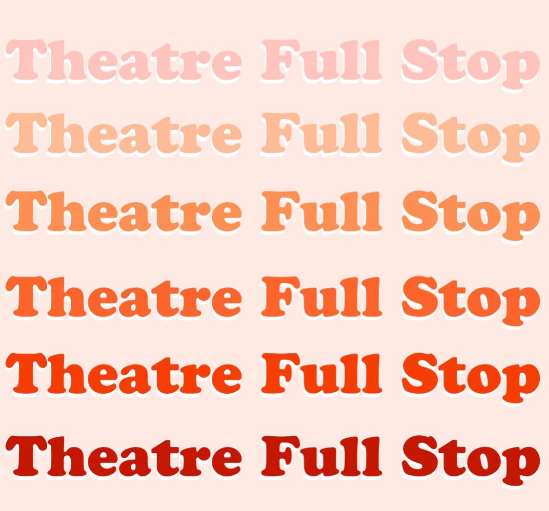Happening today. Online! 1pm &amp; 1:30pm (BST) <a href="/Theatrefullstop/">Theatre Full Stop</a> #TheatreFullStop #10thAnniversary 🎭