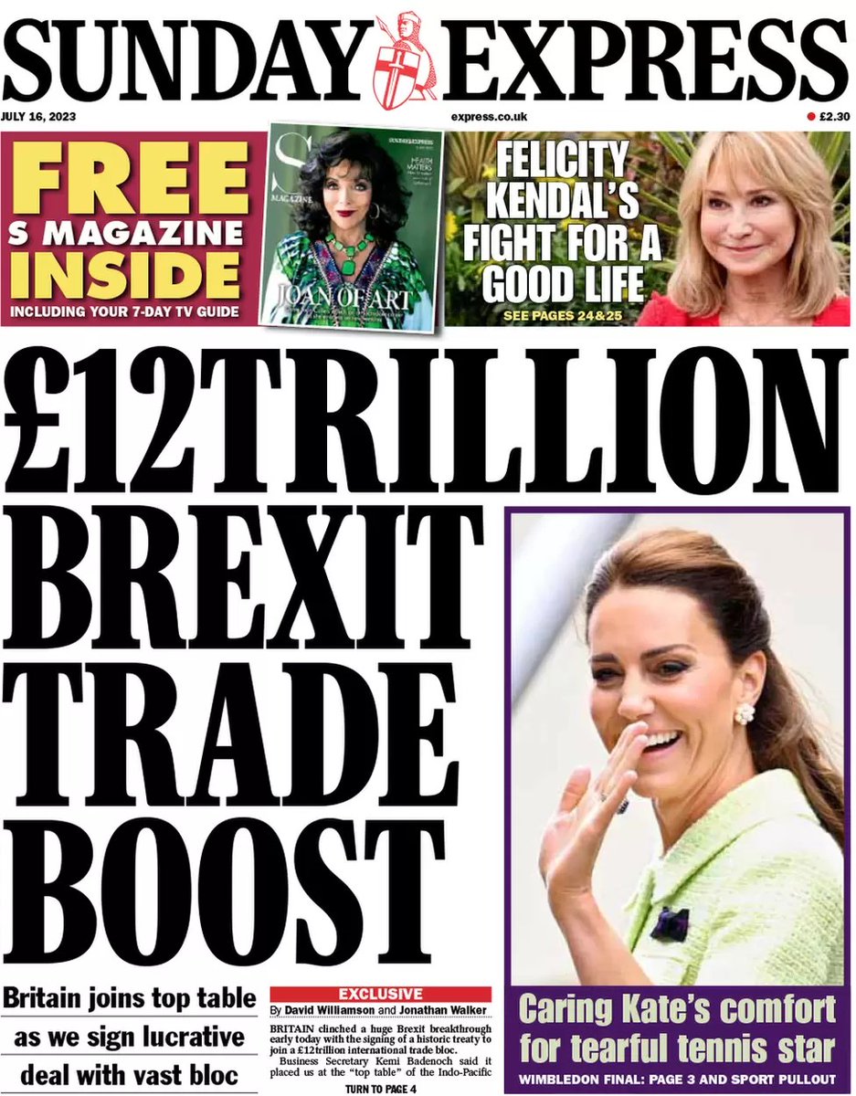Some facts.

Total GDP (EVERYTHING we create) of the UK in 2022 = £2.2t

Predicted fall in GDP from leaving the EU = £88 billion

UK government's own prediction of GDP growth from this deal = £1.8 billion.

Or 1/50 of what we lost.

Or 1/6666 of the £12 trillion quoted here.
