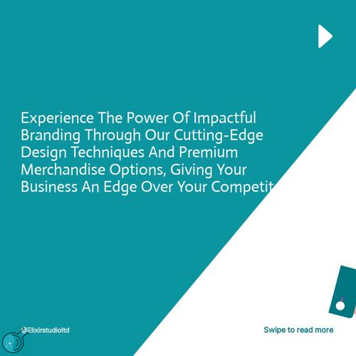 ElixirStudioltd's tweet image. #BrandRevolution #StandOutSolutions #CreativeAgencyUK #TransformYourBrand #MemorableImpressions #VisualAppeal #BrandDifferentiation #CaptureAttention #CreativeSuccess #OneStopCreativeShop