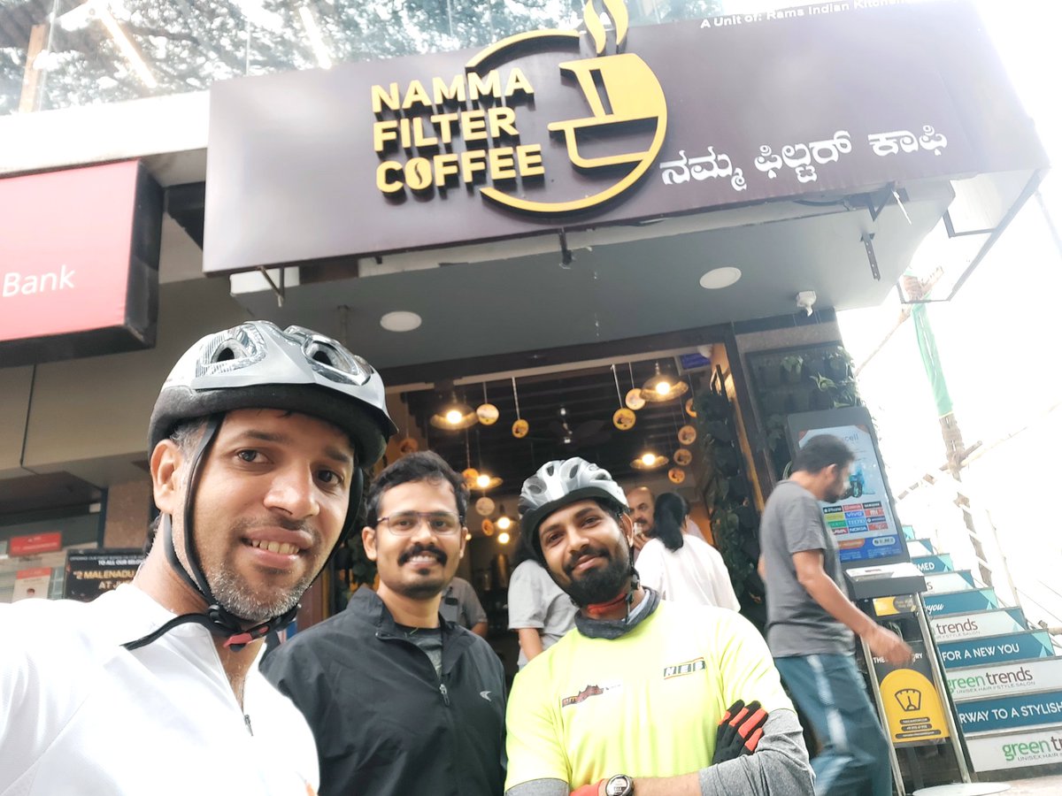 ParimalRd's tweet image. Sunday morning Fifty #Fixie Ride and NFC Pure filter kaapi
@Runningrathod26 @suneelkoyi @ameya91 @akhaware @chirunningindia @sznigam @sandeepvarma15 @pgodhani @runkarthikrun @moovendhan_a @nithinnithu_m @runner_anir