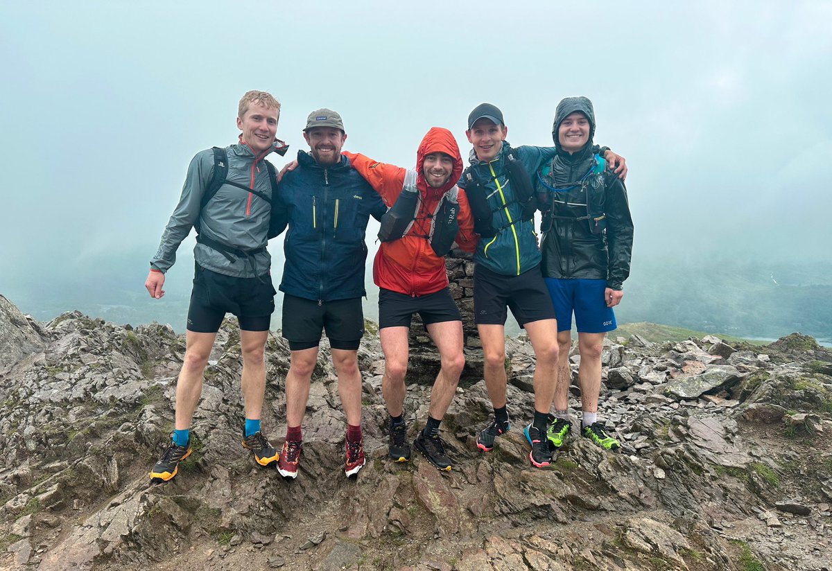 The Rothay Watershed Round, inc. 23 miles and 9,000ft of climbing. Run in celebration of @amblesideac reaching 40 years old. Challenging weather, but a great day out in the mountains 🏃‍♂️