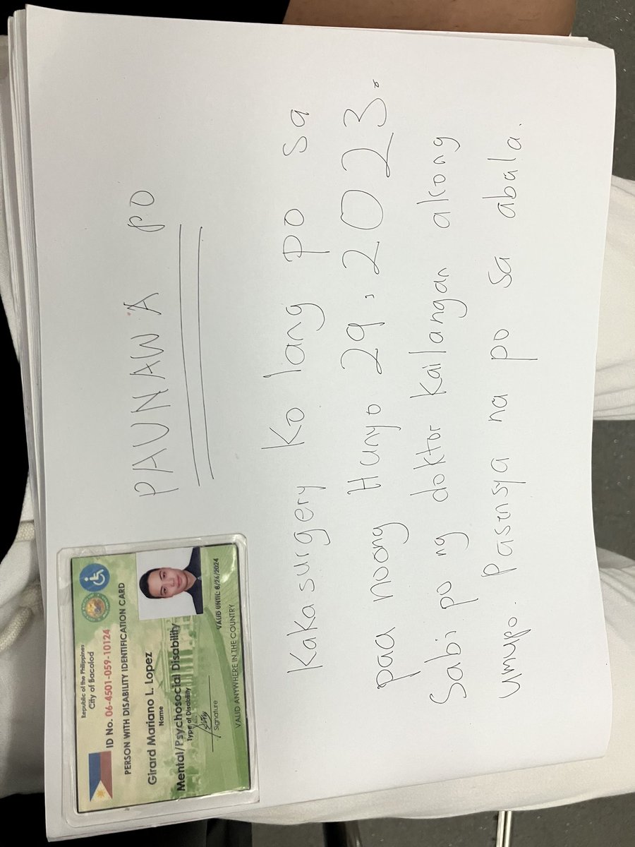 ginollopez's tweet photo. PWD-UNFRIENDLY PHILIPPINES Part ∞

Impossible to navigate sidewalks while on crtuches; hit my head &amp; tripped serveral times. In the MRT, staff kept asking me to give my seat because I’m not visibly injured—so I made a big sign telling people I just got surgery &amp; need to sit 🫠 https://t.co/2HVTfdn0pj