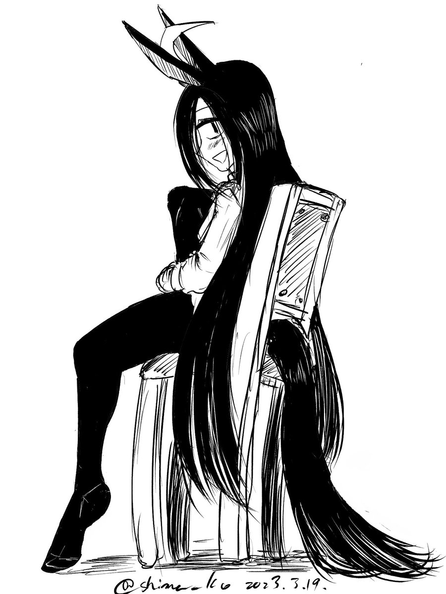 #三連休はフォロワーさんが増えるらしい  柚子桃さんのめしもの漫画で原作とか構成をやりながら、ウマ娘とか気楽に描いてます(4枚目は画・柚子桃さんの商業連載漫画のコマ)