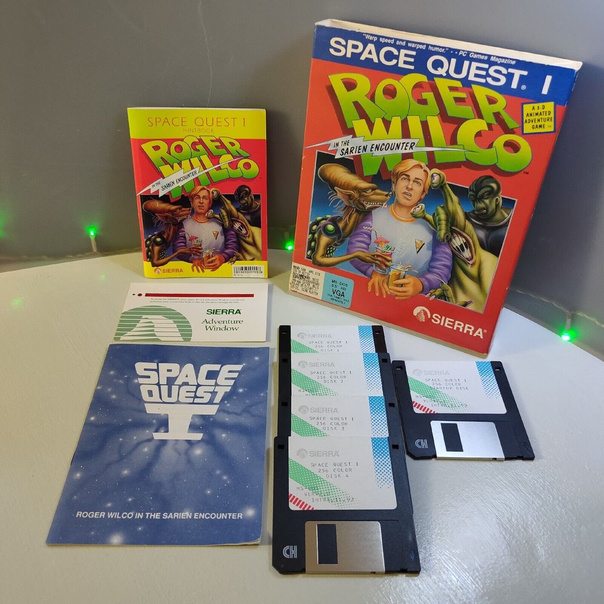 SierraChest's tweet image. SCORE! Space Quest 1 VGA finally joins my collection.