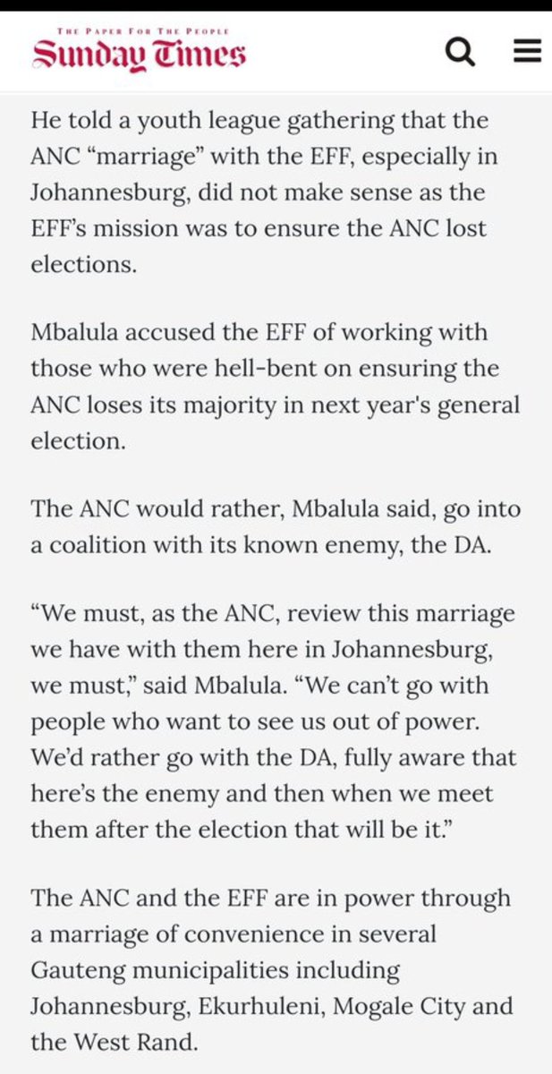 El123V's tweet image. The DA in Joburg refused a Multiparty coalition in JHB with the PA because the PA works with the ANC. But the DA has no problem working with the ANC in Joburg.😉 @HermanMashaba @Funzi_Ngobeni @MulderCorn @ME_Beaumont @MarciaBarron777