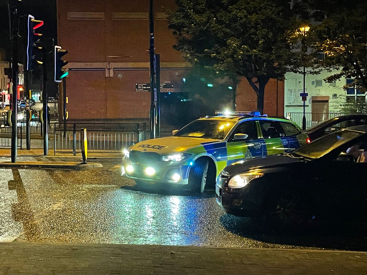 NEemergency_'s tweet photo. @DurhamRAPol carried out a traffic stop earlier this morning on #A189 St James Blvd #Newcastle 

Nice @BMW vehicles https://t.co/fDwyn77pSa