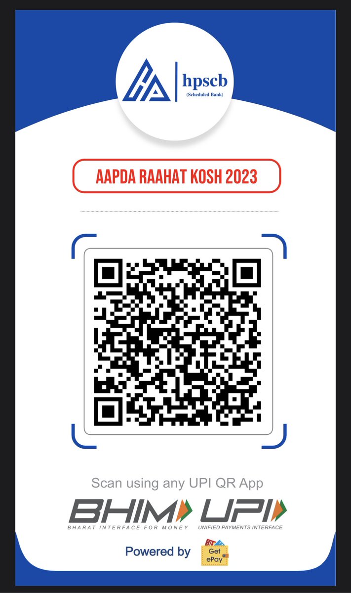 SukhuSukhvinder's tweet photo. The state government has launched the Aapda Rahat Kosh 2023 to provide financial assistance to those who have incurred losses due to the recent natural disaster that hit the state. 

Individuals can contribute to this fund to support ongoing  relief efforts

All donations made to this fund are 100% deductible under Section 80G of the Income Tax Act.

You donate through any means including Credit card/Debit Card/ Net Banking /UPI  : 

https://t.co/qFHwdVzNNb