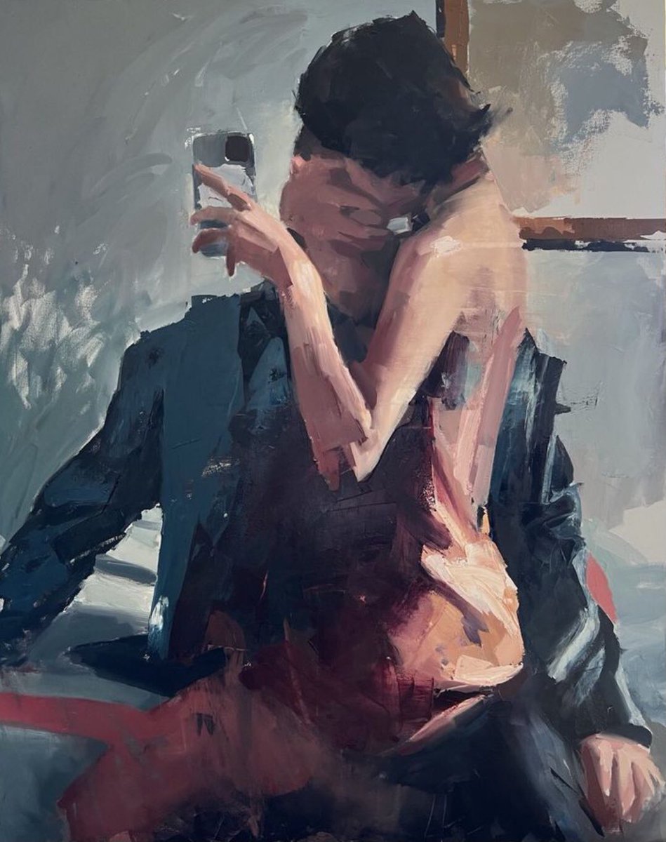 franch_laura's tweet photo. Hoy os voy a hablar de un pintor estadounidense muy interesante, Mark Tennant (Baltimore, 1950). Sus pinturas, de pincelada ágil y ancha, como inacabada, son modernas instantáneas de vida que se mueven entre el minimalismo y el realismo. 

👇🏻Abro hilo. https://t.co/zL0zKyTHS2