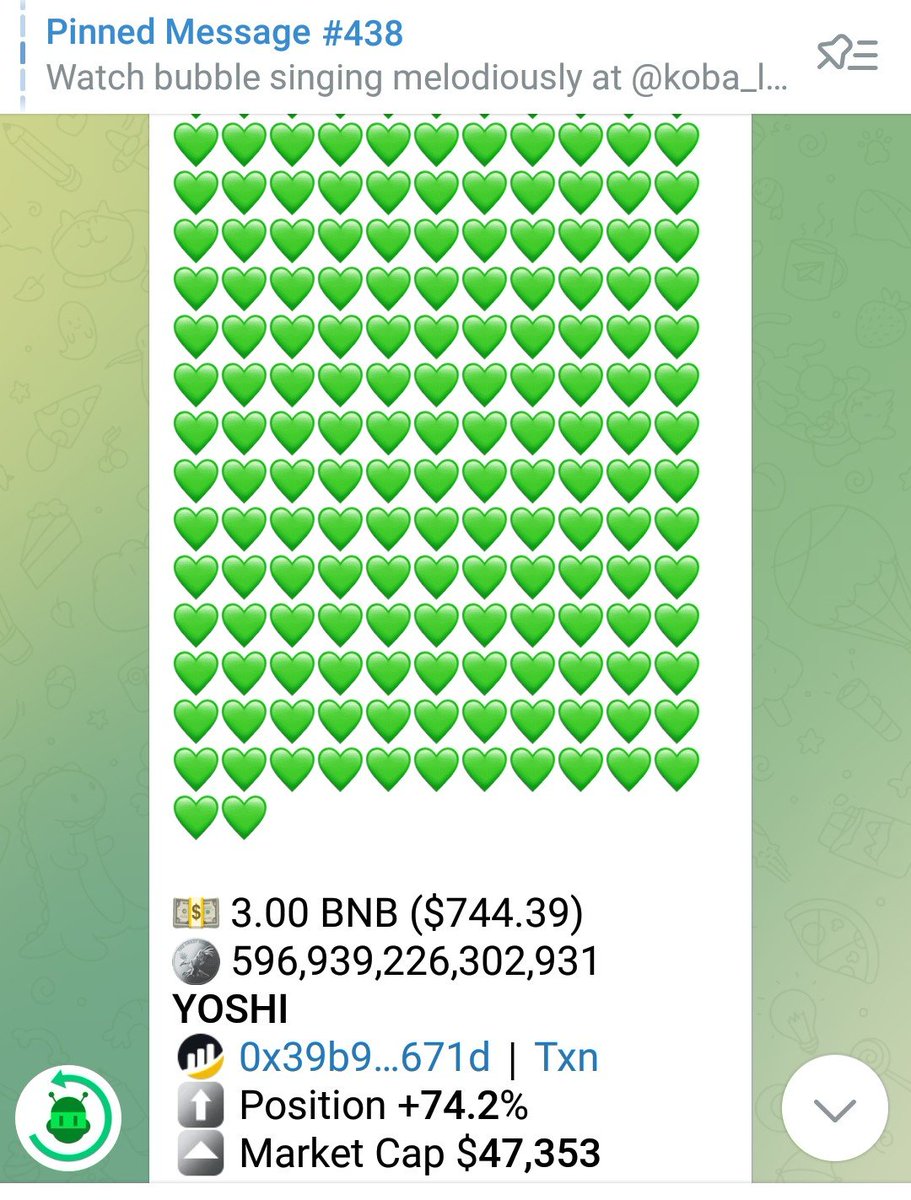 IAMYOSHIINU's tweet photo. Enormous buys from Yoshi inu holders!This is impressive! 10x from the dip.We are skyrocketing back to ath!Staking and dapp is out...We have a lot in coming,this is super bullish!Kyc and Audit coming soon๐ช
#yoshiinu #bitcoin #bnb #bsc #memecoin https://t.co/jnCEK841Y2