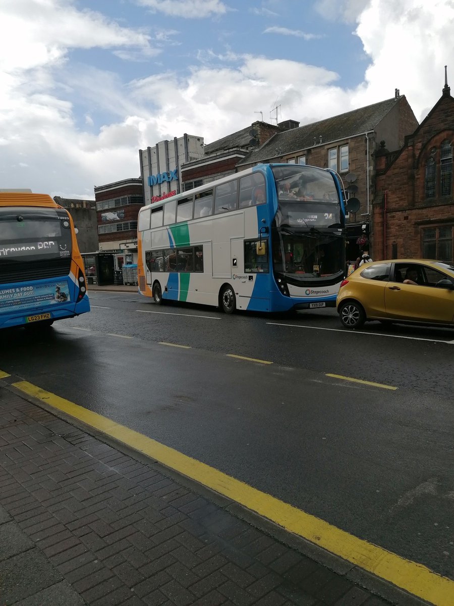 Stagecoach Blairgowrie Envrio 400 MMC (YX19 OUP) Doing 34s to Spittalfield