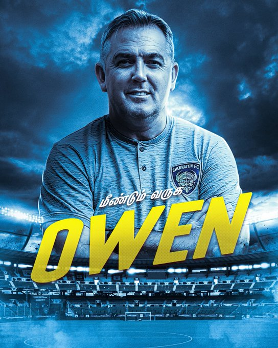 Ajit_Sundaram's tweet photo. ๐จ Breaking News ๐จ
Chennaiyin FC proudly welcomes Owen Coyle as the head coach for the upcoming season!
Exciting times ahead with the seasoned football tactician at the helm!
#AllInForChennaiyin #WelcomeBackCoyle https://t.co/qI5HuHcoat