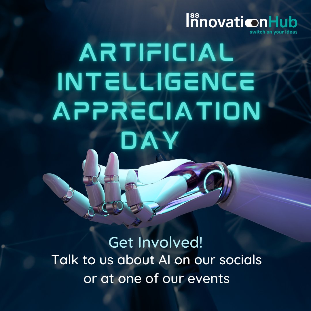 Happy Artificial Intelligence Appreciation Day! 🤖

We use AI to create digitally innovative solutions. Get involved, and come chat with us about AI at our events or online!

#AI #ArtificialIntelligence #July16 #artificalintelligenceawarenessday