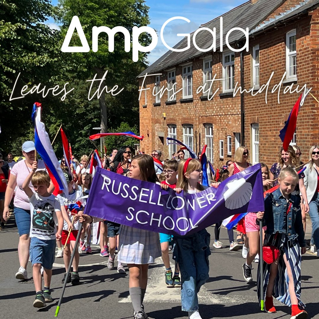 Get the sun cream on! See you along the parade route shortly. The parade leaves the Firs at midday and makes its way through town to the park at around one o'clock. The bucket collection is for St Andrews Church Food Bank.

AmpGala programme at ampthillfestival.com/ampgala
