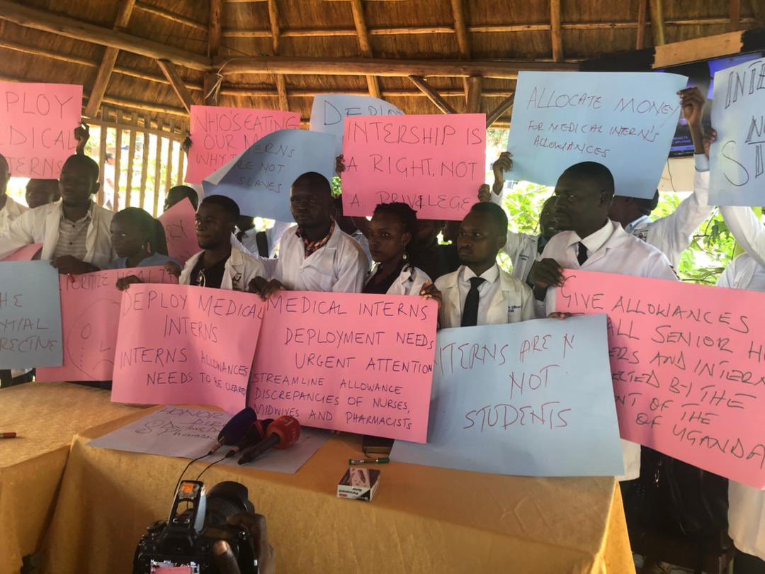 Just In: Uganda medical doctors to go on industrial strike protesting  delayed #DeployMedicalInterns