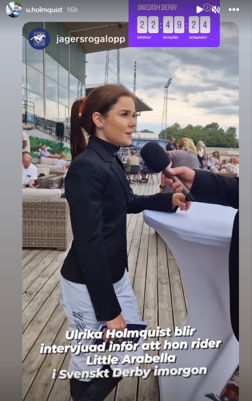 rebelsart's tweet photo. Good luck to Ulrika Holmquist @UlrikaHolmquist on Swedish Derby Day today at Jagersro Galopp‼️ 🇸🇪 
🏇Little Arabella, Race 8 Svenstk Derby 2023
#goodluck #derby #derbyday #jagersro #sweden #horseracing @swehorseracing @TVG https://t.co/x4wQQ1fuQq