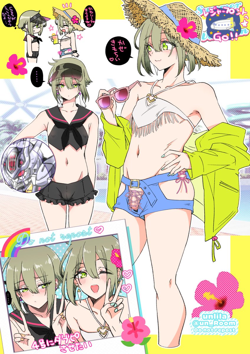 un_Room's tweet photo. 水星の26話の水着回最高だった…🌻🌺🌈🏖️ https://t.co/9djw7IJVal