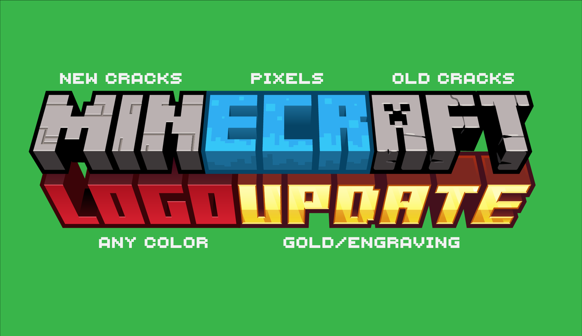 AlfreeTJ's tweet photo. Make sure to check out my fiverr if you want clean custom Minecraft logos Like these! https://t.co/Qqtk2IZGVT