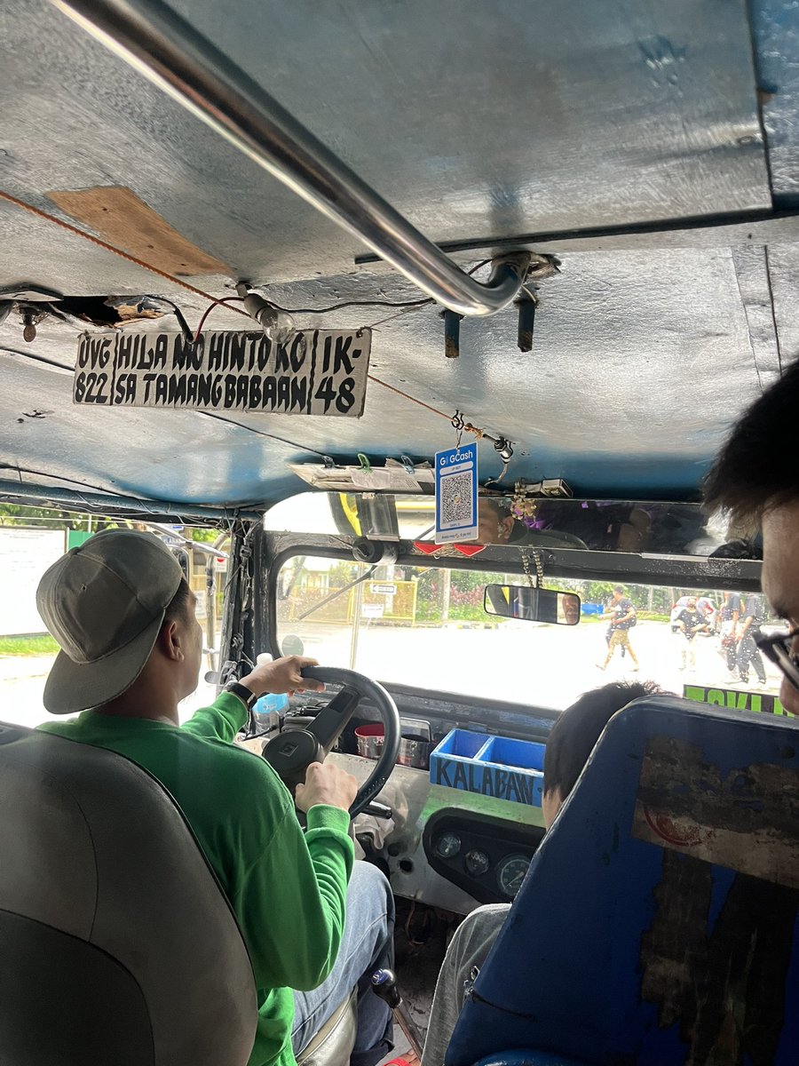 leJEMdaryme's tweet photo. May GCASH na ang ikot jeep HAHAHA https://t.co/1rLWiwCTEb