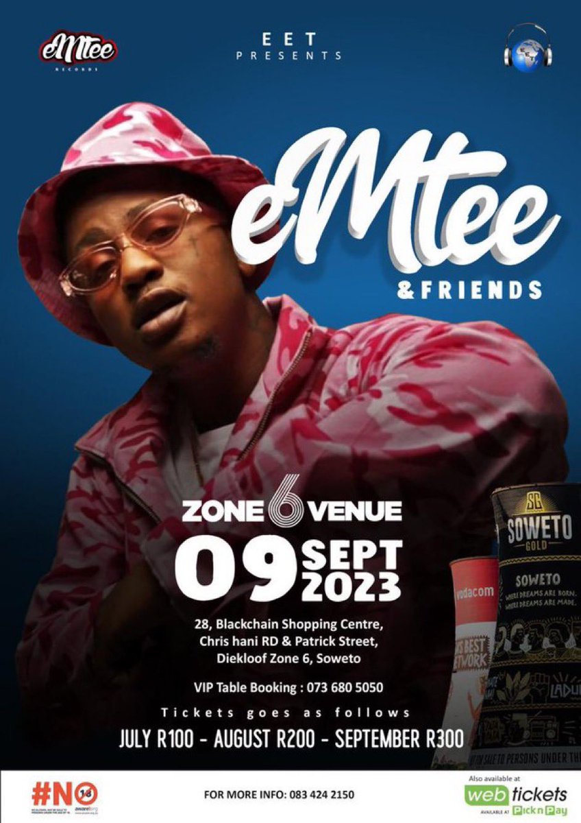 Makoya Bearings on Twitter "Get your tickets!!!! emteerecords"