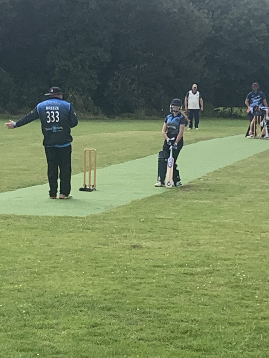 Hollie lining up for <a href="/PirateCricket/">Port Talbot Town CC</a> with new bat and pads from <a href="/nexxcricket/">NEXX - Cricket equipment for women and girls</a> Great to see a brand specialising in women’s gear with so many women and girls coming through and needing equipment that fits. <a href="/joeleach230/">Joe Leach</a>