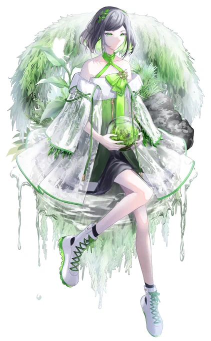 #作品をみてくださいあわよくばフォローしてください祭 水とか透明なのとか好きです