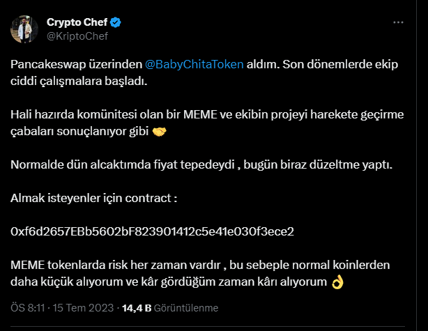 kriptogelisim's tweet photo. Fenomenler yine aynı..🤦‍♂️ Yine şaşırtmıyor.

Yahu reklam alıyorsun, İşbirliği diye yaz çok mu zor?

Neden insanların size olan güvenini böyle kötüye kullanıyorsunuz?

Bu tarz fenomenleri anında engelleyin geçin. Bir cacık olmaz bunlardan. https://t.co/kPpXrhst8y