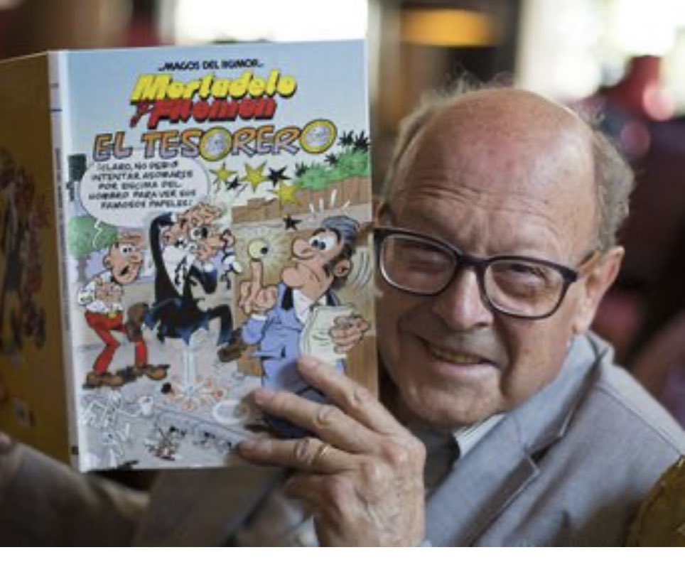 HistoMatAlvaro's tweet image. DEP
#ibañez #mortadelo #filemón #historia #tebeos ¡¡Gracias por todas las sonrisas que generaste!!