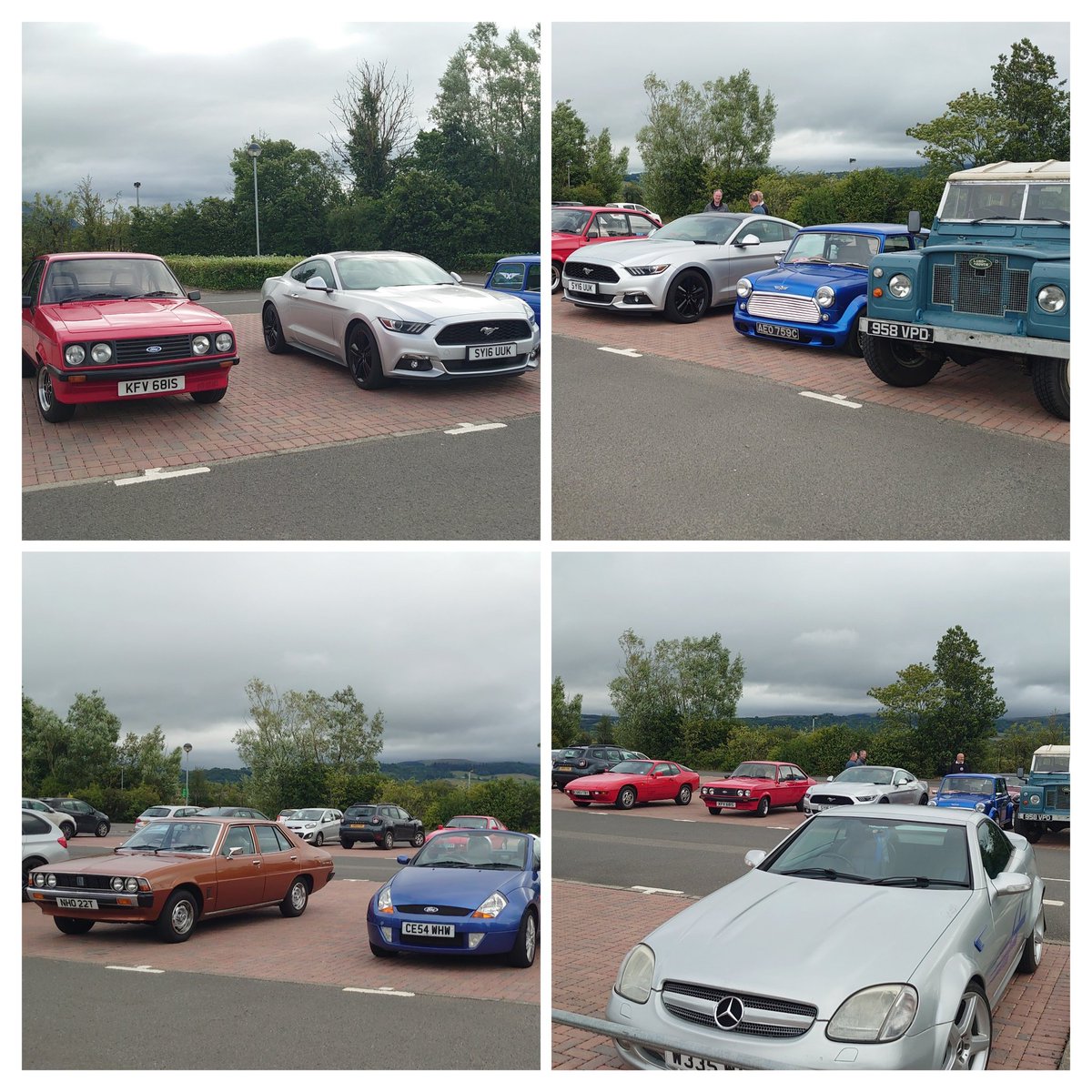 AllanwaterL's tweet photo. Stirling District Classic Car memorial run to Glencoe ready to brave the elements 💦💨🚘 https://t.co/AoIf7ung0H