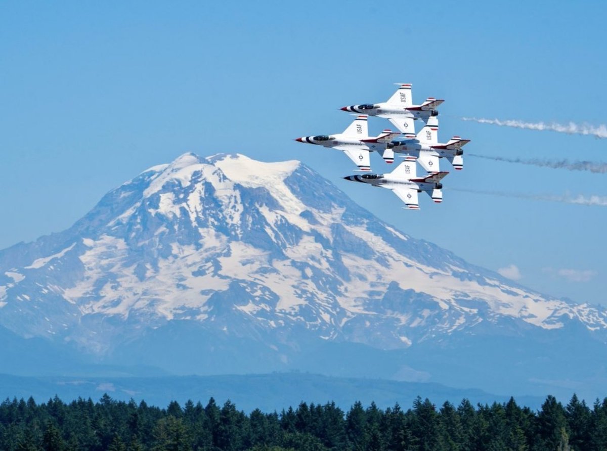 RAF_Luton's tweet image. Photo of the Day: The Eurovision Typhoons of the Blue Angels fly past Ben Nevis (Wales second tallest mountain) on their way to the Fast Airplane Royal Tattoo also known as Really Interesting Airplane Thing #RIAT2023 

Photographed from a Canberra