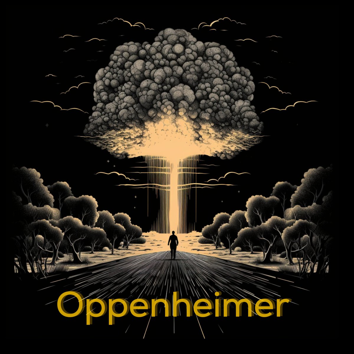 Hello new artwork for christopher nolan movie "Oppenheimer".
#ChristopherNolan 
#christophernolanmovie
#Oppenheimer 
#oppenheimertshirt