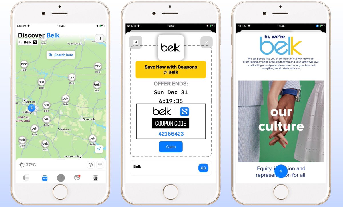 stopscom's tweet image. As part of our upcoming 4.0 release, we will support location-based affiliate-marketing coupons on our platform!  

Businesses can leverage location data to drive personalized affiliate campaigns. For example, users of the @stopscom app can find @belk discounts 'on location'.