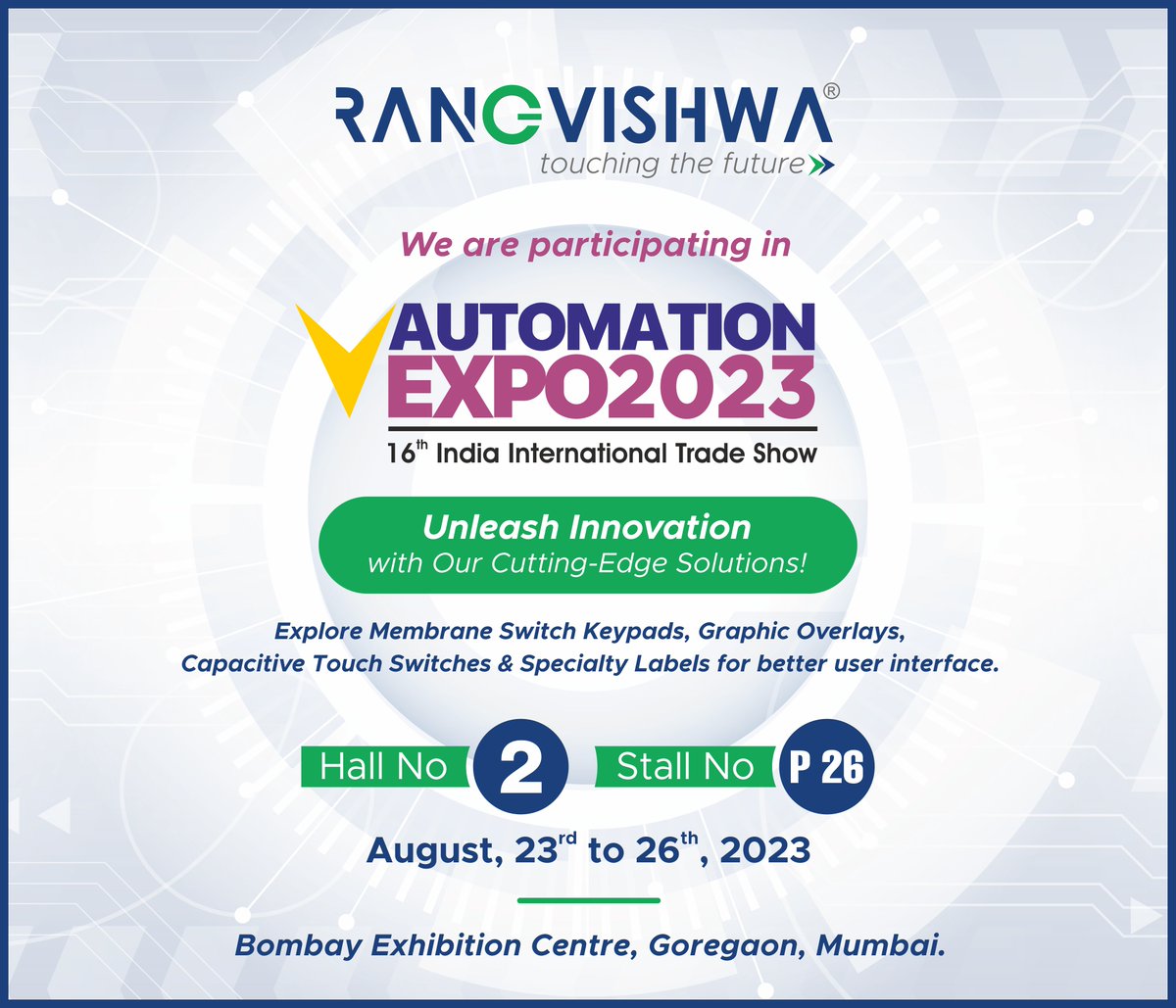 #AutomationExpo2023 #Mumbai #RangvishwaEnterprises #ProcessAutomation #FactoryAutomation #FutureFactory #AutomationSolutions #AutomationEngineering #AutomationIndustry #Automation #Sustainability #Technology #Experience #Automation #FuturisticInstrumentation #Exhibition2023