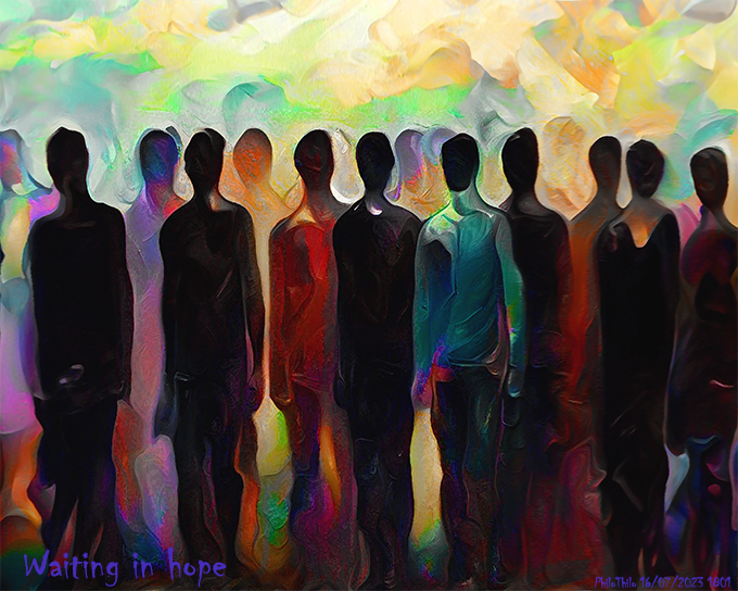 PhiloThilo's tweet photo. Waiting in hope
PhiloThilo 16/07/2023
#digitalart #waiting #hope #waitinginhope #philothilo https://t.co/9Ii2iZO4AU