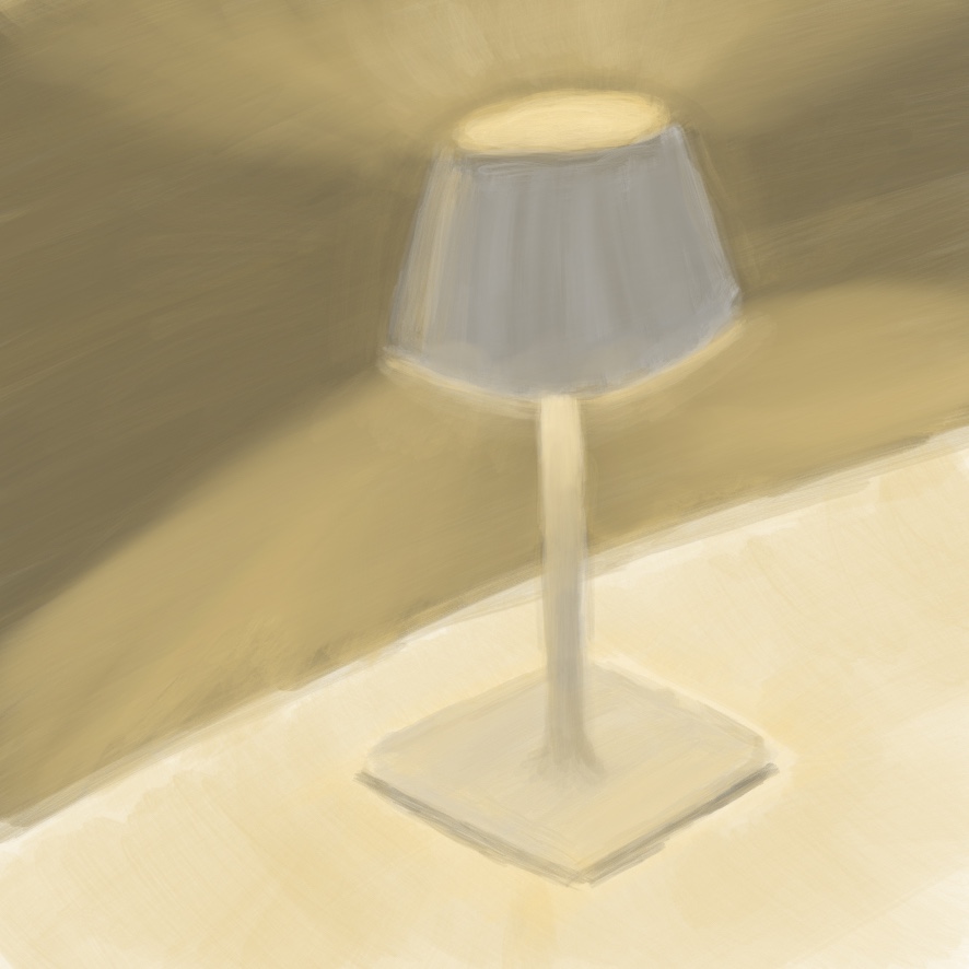 jan3_r's tweet photo. Besides being an App developer, I'm also an aspiring artist exploring the world of drawing and painting. 🎨

While I've dabbled in creating art in the past and did some drawings here and there, it was only four months ago that we got a new little lamp in my home. The lamp's design fascinated me as it beautifully highlighted the interplay of light and shadow. However, my initial attempts to capture this interplay on canvas couldn't truly convey its reality or beauty.

That led me to buy some art books that talk about art fundamentals. And these resources really ignited my passion and set me on a journey to become better at expressing what I truly see in the world.
Since then, I've been trying to apply those fundamentals to each painting I create, step-by-step.

Today, I felt compelled to share my paintings. It's not about receiving feedback; I simply want them out there. Whether anyone responds or not, the act of sharing allows me to track my progress. In the coming days and weeks, I'll be sharing my latest artworks.

So here are my first paintings of this lamp, created four months ago.

#ArtisticJourney #ProgressInPainting #ExpressionThroughArt #DigitalArt #Procreate