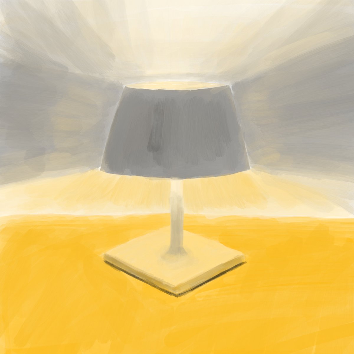 jan3_r's tweet photo. Besides being an App developer, I'm also an aspiring artist exploring the world of drawing and painting. 🎨

While I've dabbled in creating art in the past and did some drawings here and there, it was only four months ago that we got a new little lamp in my home. The lamp's design fascinated me as it beautifully highlighted the interplay of light and shadow. However, my initial attempts to capture this interplay on canvas couldn't truly convey its reality or beauty.

That led me to buy some art books that talk about art fundamentals. And these resources really ignited my passion and set me on a journey to become better at expressing what I truly see in the world.
Since then, I've been trying to apply those fundamentals to each painting I create, step-by-step.

Today, I felt compelled to share my paintings. It's not about receiving feedback; I simply want them out there. Whether anyone responds or not, the act of sharing allows me to track my progress. In the coming days and weeks, I'll be sharing my latest artworks.

So here are my first paintings of this lamp, created four months ago.

#ArtisticJourney #ProgressInPainting #ExpressionThroughArt #DigitalArt #Procreate