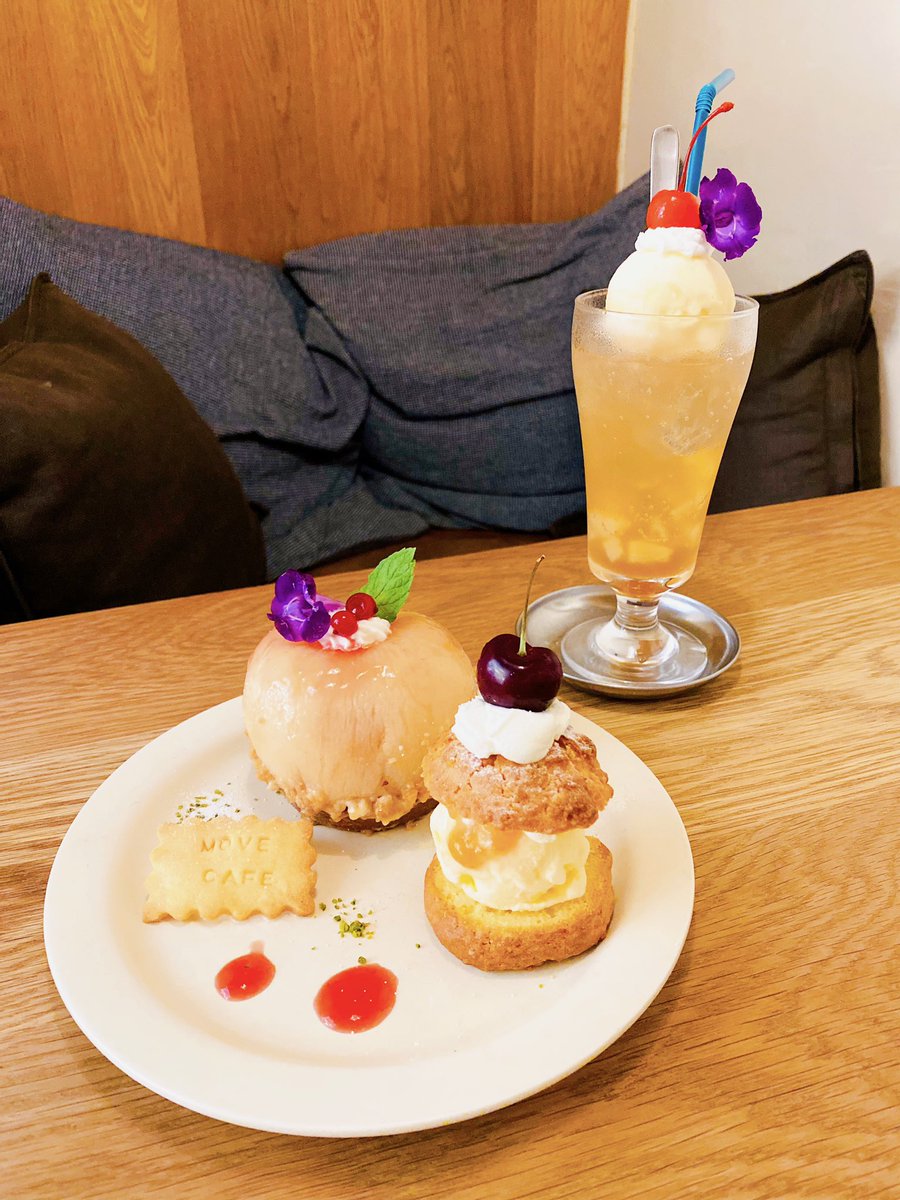 ShigeandAki's tweet photo. 『MOVE CAFE』さんにて
#季節タルトのおやつプレート を
2023.7.16
#movecafe #ムブカフェ #バジル香る桃タルト #桃 #タルト #桃とすもものジャムのアイススコーンサンド
#クッキー #ピーチローズフロート #新宿
#新宿三丁目 https://t.co/m94Y75eBP2