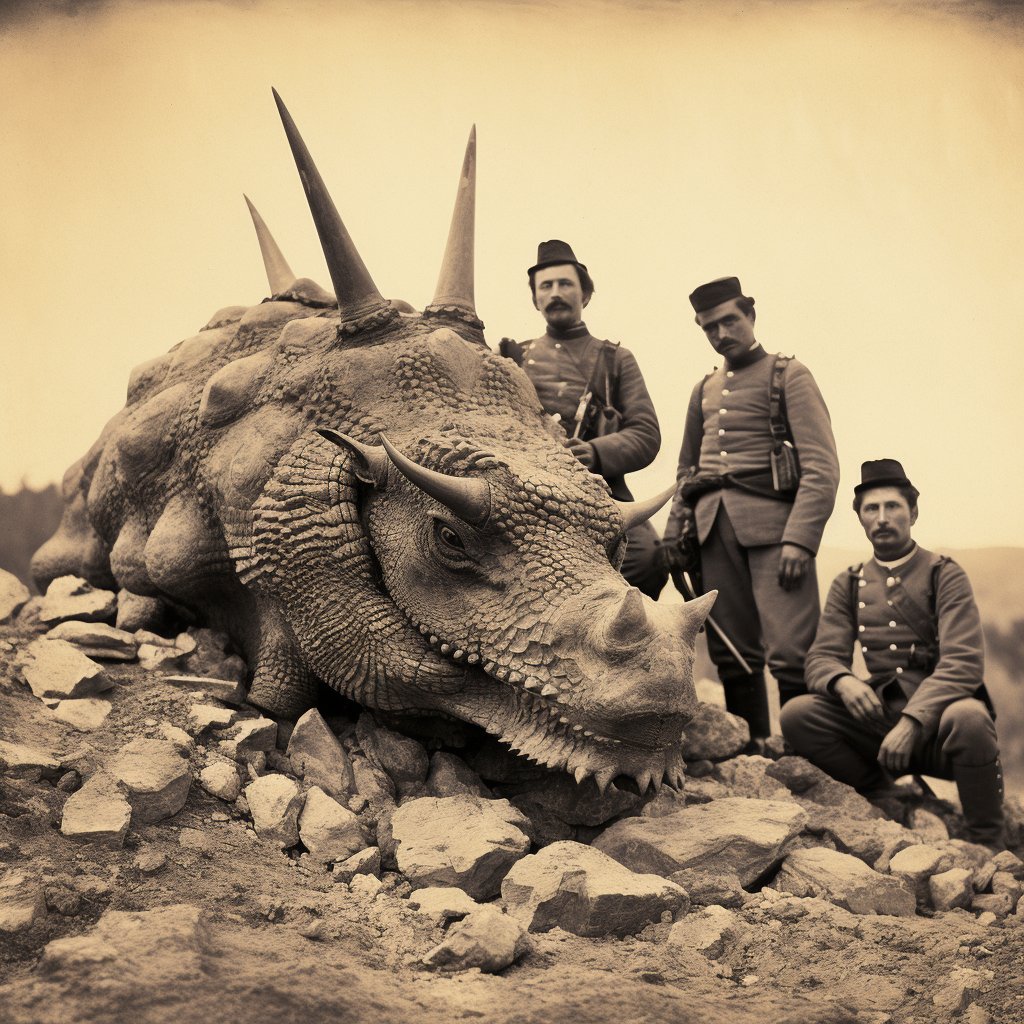 kollonades's tweet photo. 16 de juliol de 1838. Avui fa 185 anys que les tropes del general Ramon Cabrera van abatre l'últim Ritonosaure barberanensis a Morella https://t.co/BVWpAZbAcO