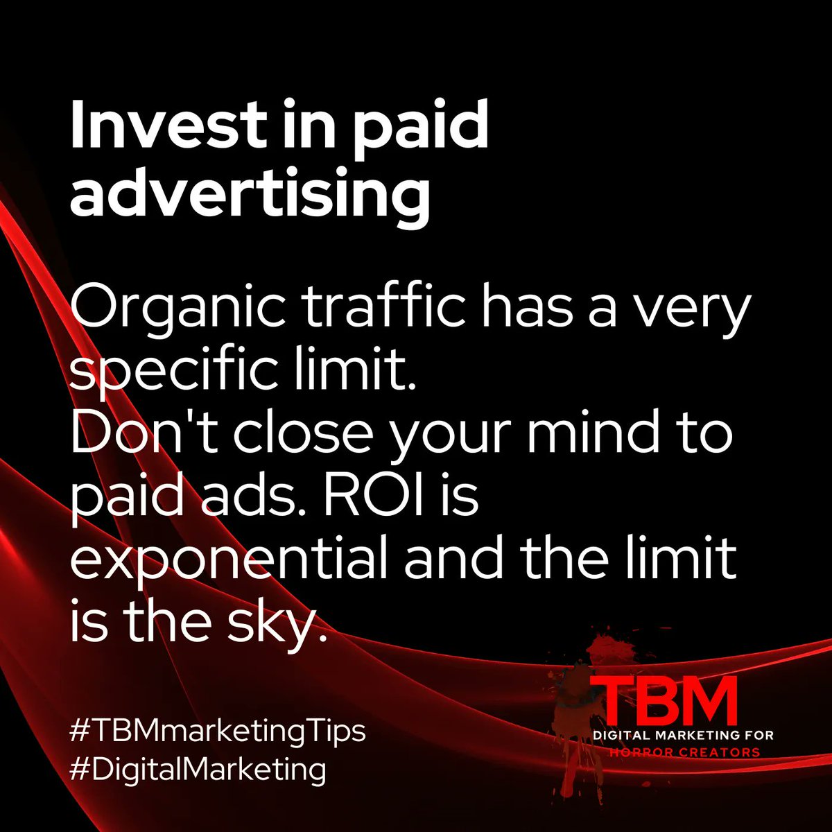 mardellagreca's tweet photo. If you're insecure about it, reach out. We're here to help.
TBM HORROR MARKETING
https://t.co/MezRdRjtIv
#TBMmarketing
#DigitalMarketing
#horrorcommunity
#horrorcommunityofinstagram
#tbmhorror
#HorrorPromotion
#HorrorFilmmaker
#WritingCommunity
#HorrorFilm https://t.co/hMHKg4k1zG
