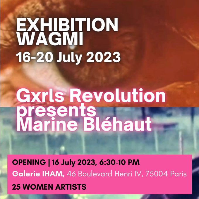 GM #nftcommunity - And beautiful D-Day for the WAGMI event! 👁️🎞️
Immensely happy to present my last video FRONTAL BARRIER, for the WAGMI exhibition, curated by @gxrlsrevolution!
Side-event of @EthCC at the @ihamnft and sponsored by @jmpailhon and @DanPolko !
#nftexhibition…