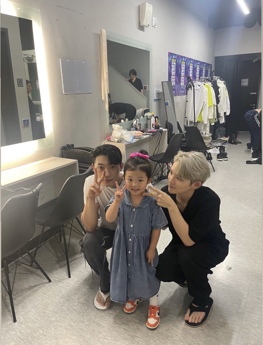 Soyul with Changjo and Ricky yesterday 💜🥰