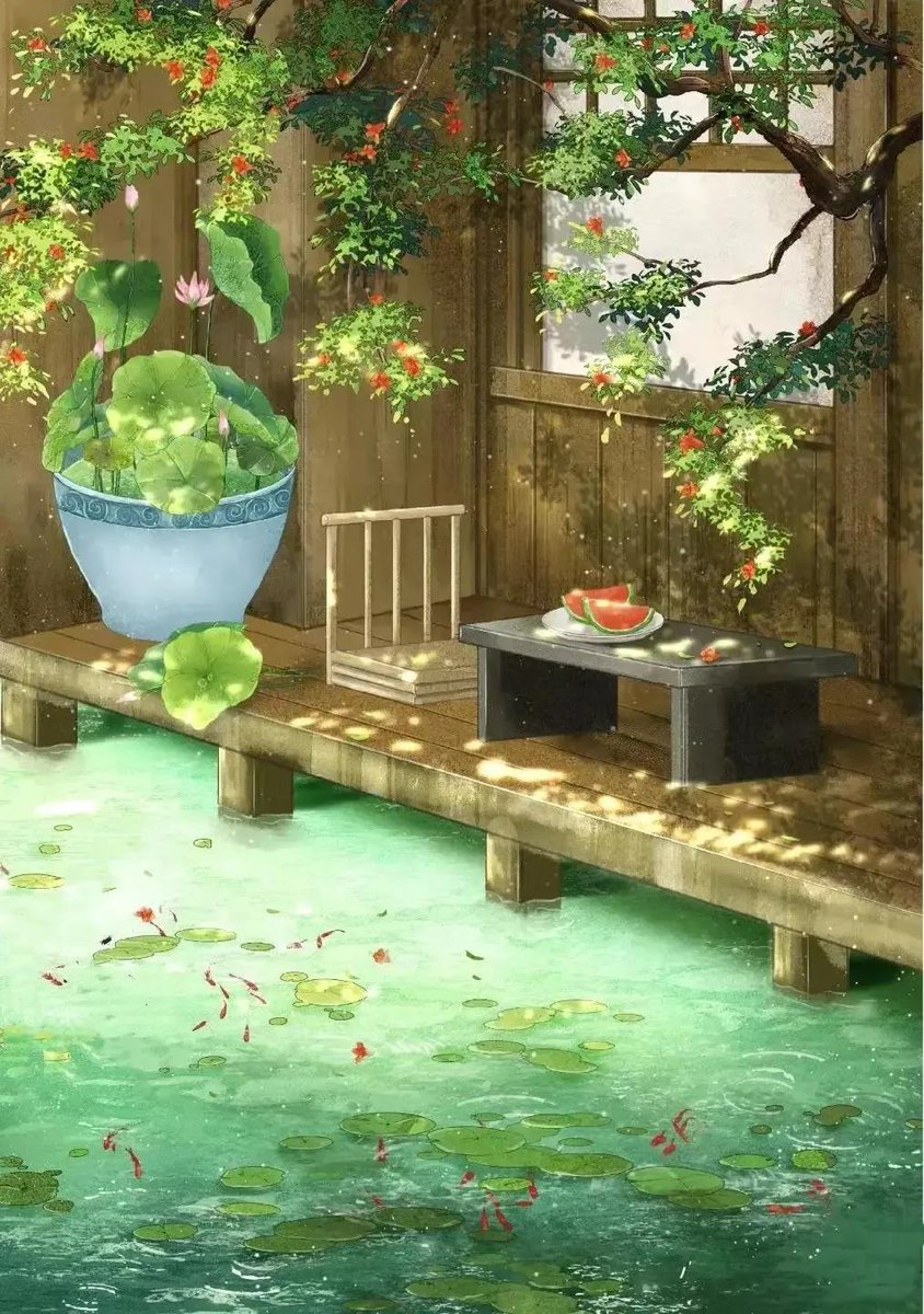 TQingse84951's tweet photo. 盛夏，简单而诗意地活着，清凉自来～ https://t.co/luwxBERTAh
