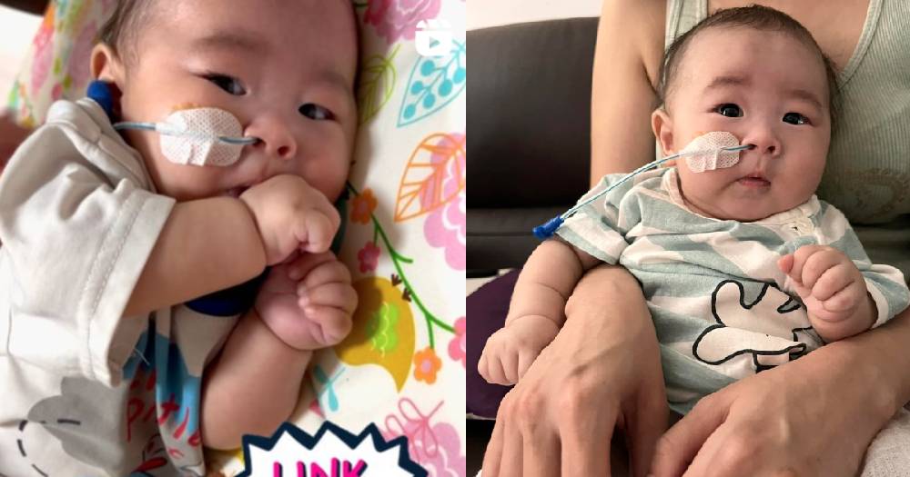 MothershipSG's tweet photo. 3-month-old S'porean baby needs S$2.4 million medicine to treat rare genetic disorder, parents appealing for donations https://t.co/vODIjkTweg https://t.co/UJdqOzUwSG