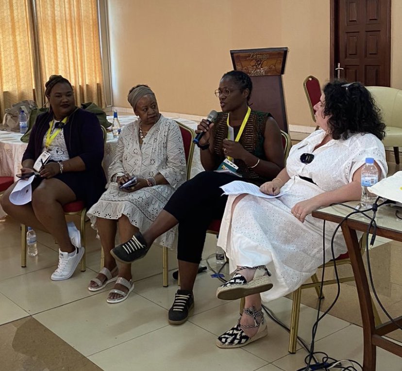 Feminism, political power and Adolescent girls panel by <a href="/Purposeful_org/">WeArePurposeful</a> Gabby from CRIF calls for less teaching and more listening to girls.

<a href="/zeedahMM/">zeedah MM</a> 

#RCWGatWomenDeliver #WD2023